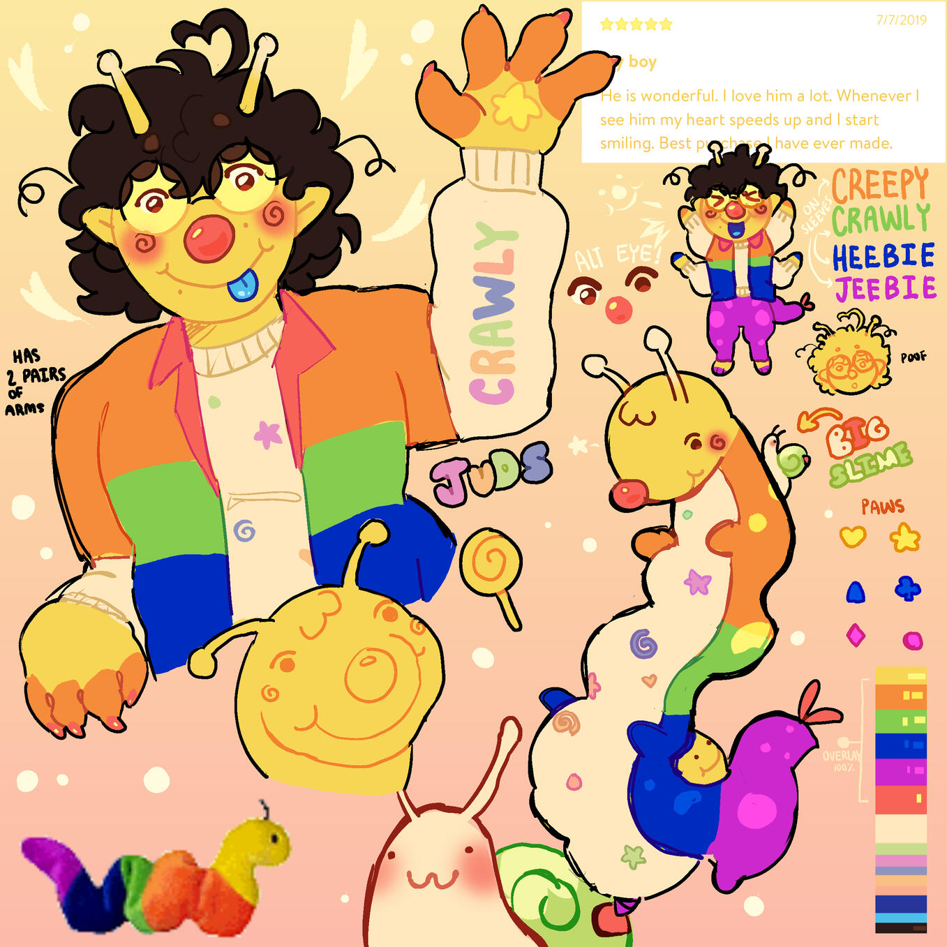 full ref with headshot, chibis, and torso $170 for Judasrexx